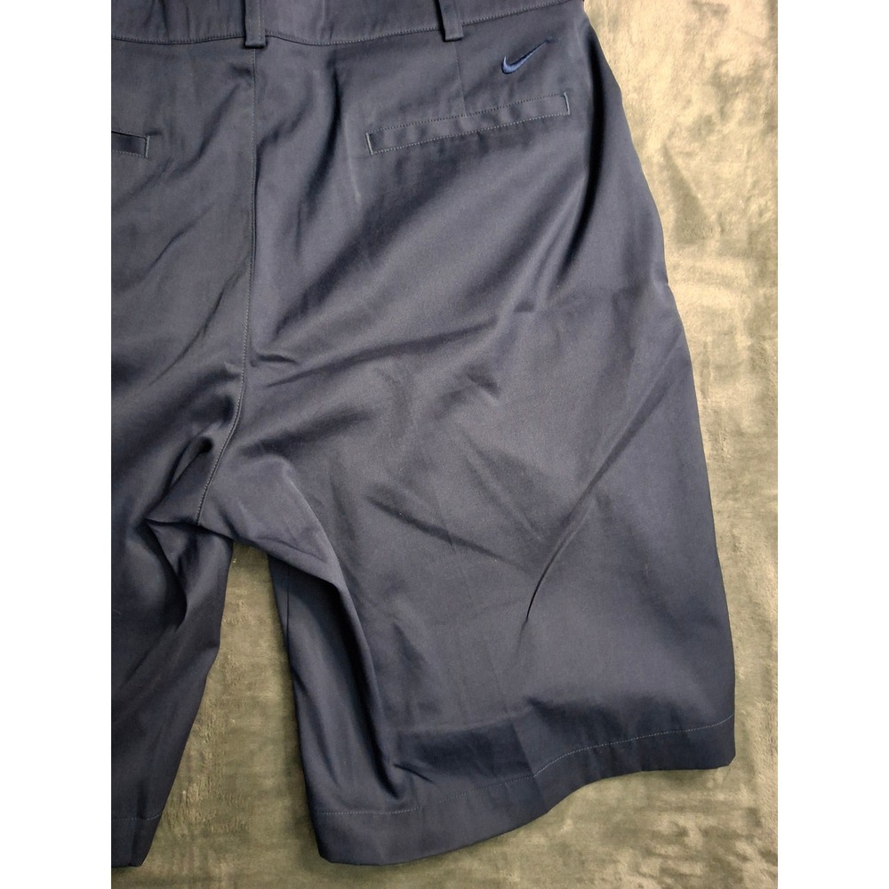 Nike Golf Tour Performance Dri-FIT Mens Navy Blue Shorts Size 36 Flat Front - Picture 10 of 12